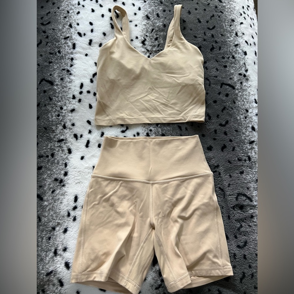 Lululemon Align Biker Short and Align Tank set